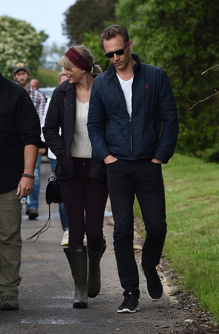 Taylor Swift and new boyfriend Tom Hiddleston enjoy a romantic walk on the beach near Lowestoft in Suffolk. They were joined by Tom's mother and some other friends. After around 2 hours they returned to their cars, and were given a Police escort back towards their house Featuring: Taylor Swift, Tom Hiddleston Where: London, United Kingdom When: 26 Jun 2016 Credit: Will Alexander/WENN.com