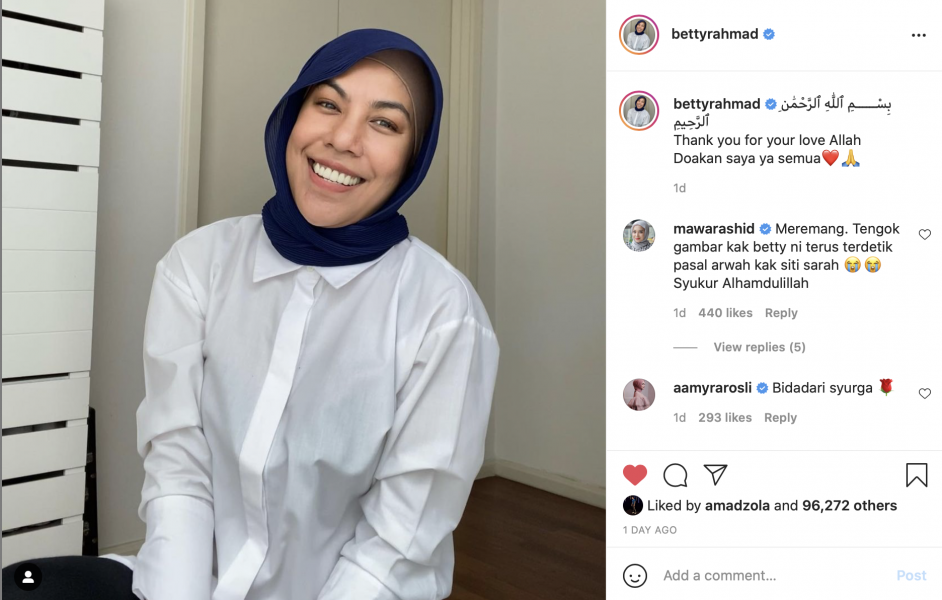 Izara Aishah, Siti Elizad dan Betty Rahmad Kini Berhijab