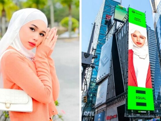 Iman Troye Artis Berhijab Ketiga Menghiasi Billboard Di Times Square New York