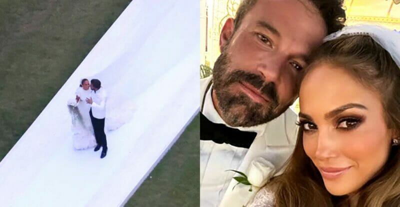 Jennifer Lopez & Ben Affleck Diraikan Dalam Majlis Perkahwinan Serba Putih