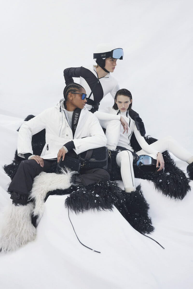 Giorgio Armani NEVE Gaya Ski Estetik Klasik