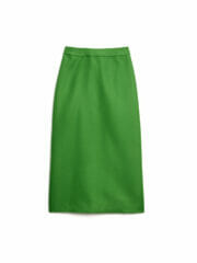 DUCHESS SATIN PENCIL SKIRT-GREEN