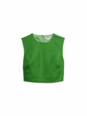 DUCHESS SATIN SHELL-GREEN