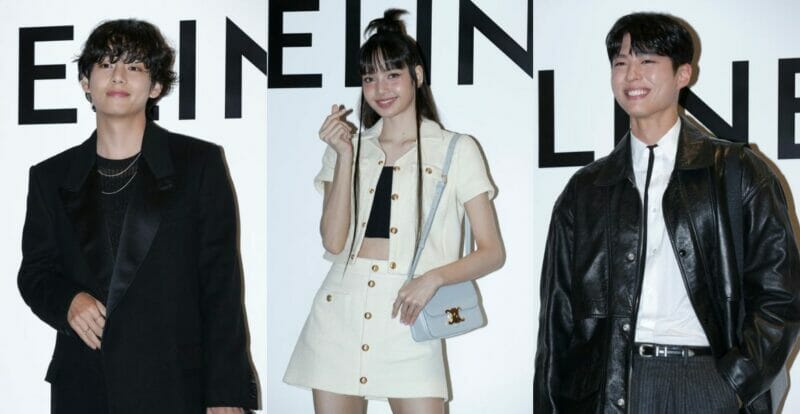 BTS V, LISA BLACKPINK, PARK BOGUM DI CELINE POP-UP STORE
