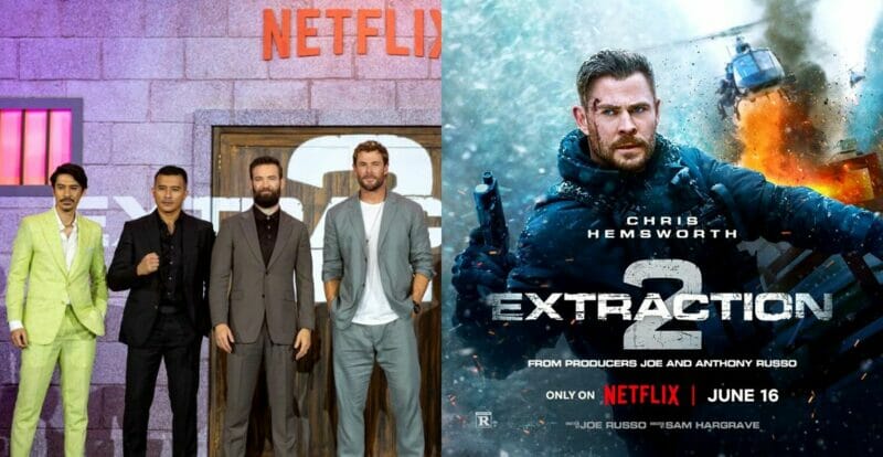 Bergambar Bersama Chris Hemsworth, Aaron Aziz & Iedil Putra Bintangi Extraction 2?