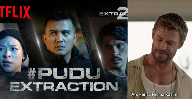 ‘Keris Buat Chris’, Aaron Aziz Bintangi Pudu Extraction Di Samping Chris Hemsworth