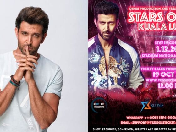 Hrithik Roshan Hiburkan Peminat Bollywood Di Kuala Lumpur Disember Ini